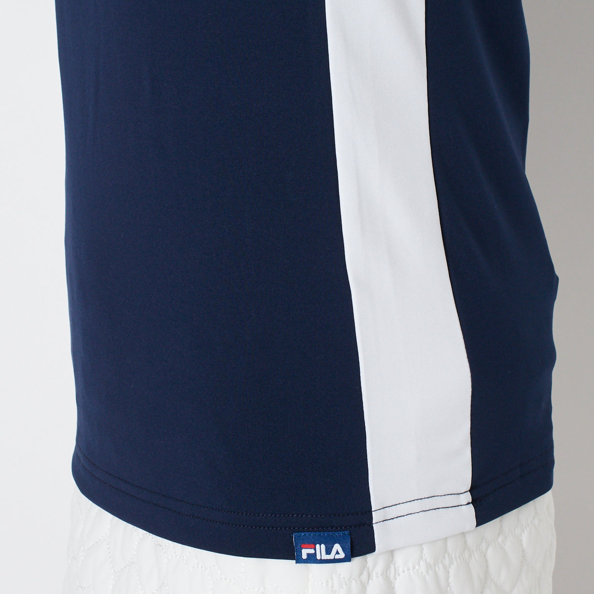 【OUTLET】【FILA（フィラ）】ECO裏起毛ベア天竺長袖モックネックシャツ